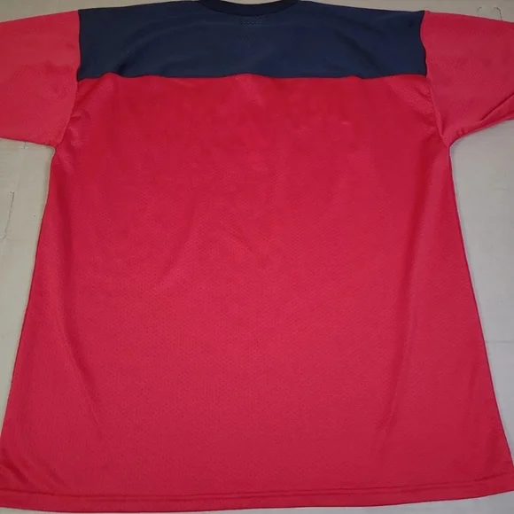 Vintage 90s Wisconsin Badgers UW Mesh Jersey‎ T-Shirt Majestic USA Made - Picture 6 of 12